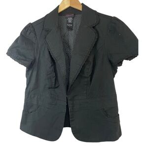 Old school torrid cap sleeve jacket. Black and so cute. Defined waist! Size 0